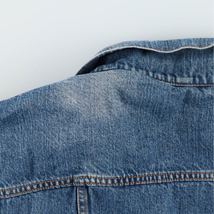 2000'S Levi's Signature padded denim jacket (men's size XL equivalent) cotton blue type Vintage Second Hand