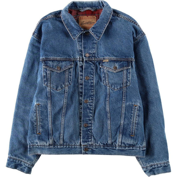 Levi's Signature Padded Denim Jacket (Men's Size XL) cotton blue type Vintage Second Hand