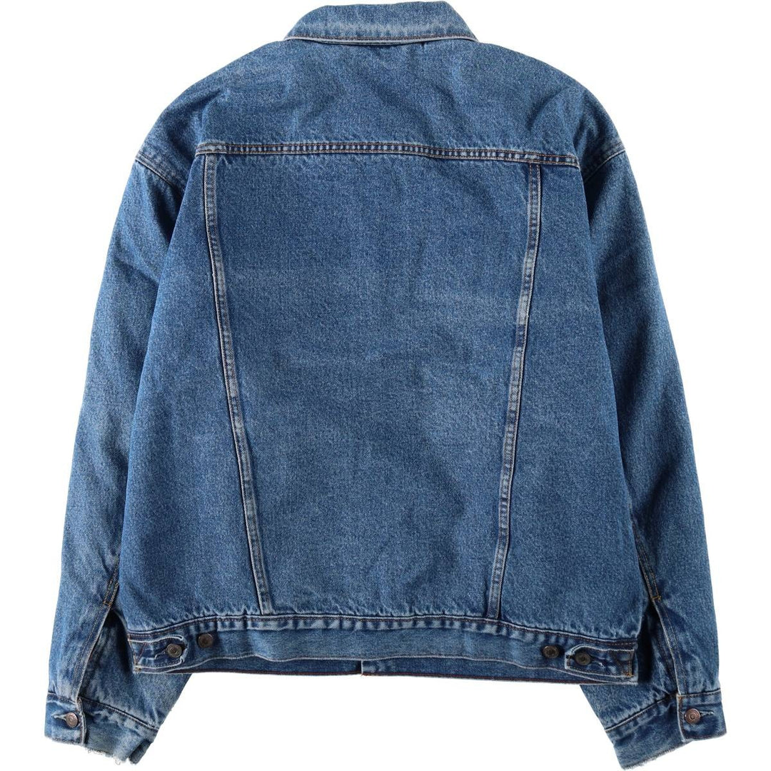 Levi's Signature Padded Denim Jacket (Men's Size XL) cotton blue type Vintage Second Hand