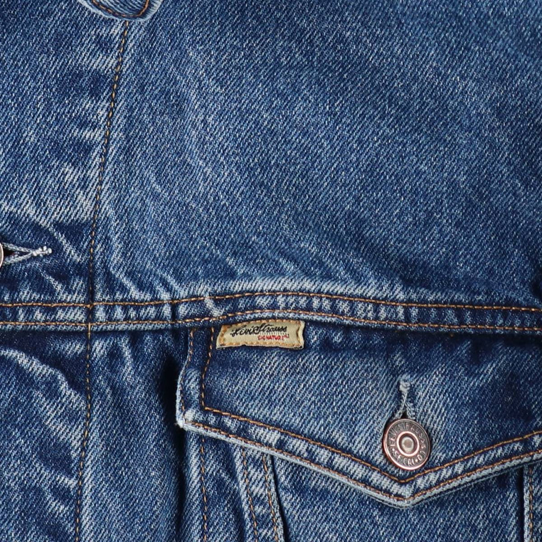 Levi's Signature Padded Denim Jacket (Men's Size XL) cotton blue type Vintage Second Hand