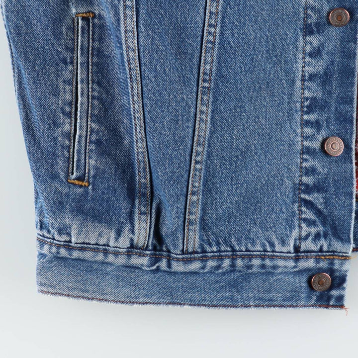 Levi's Signature Padded Denim Jacket (Men's Size XL) cotton blue type Vintage Second Hand