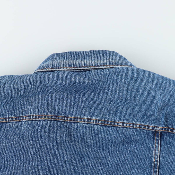 Levi's Signature Padded Denim Jacket (Men's Size XL) cotton blue type Vintage Second Hand