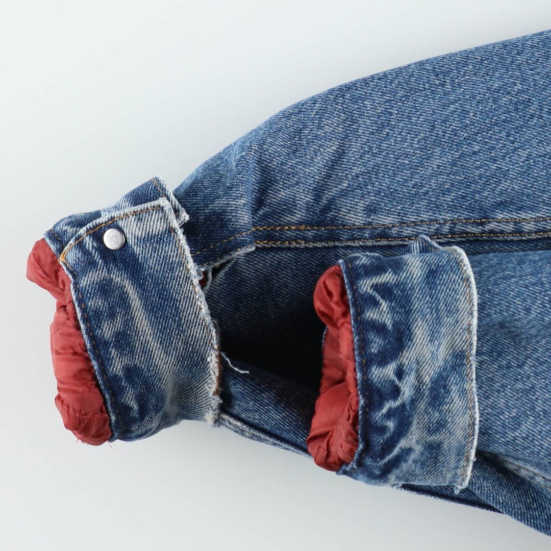Levi's Signature Padded Denim Jacket (Men's Size XL) cotton blue type Vintage Second Hand