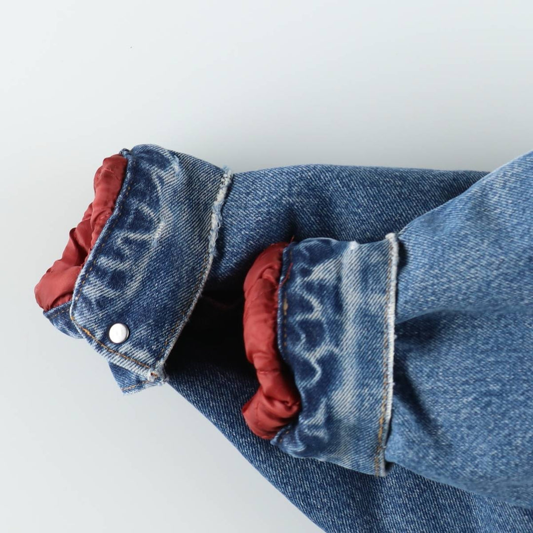 Levi's Signature Padded Denim Jacket (Men's Size XL) cotton blue type Vintage Second Hand