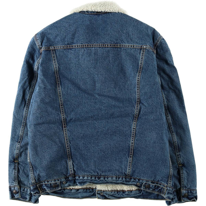 Levi's Padded Denim Jacket, Men's Size XL cotton blue type Vintage Second Hand