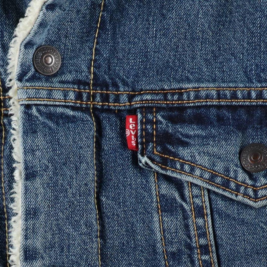 Levi's Padded Denim Jacket, Men's Size XL cotton blue type Vintage Second Hand