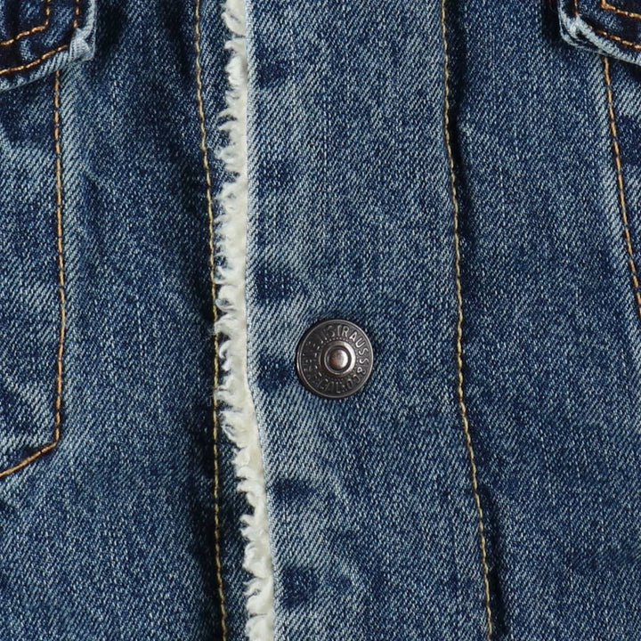 Levi's Padded Denim Jacket, Men's Size XL cotton blue type Vintage Second Hand