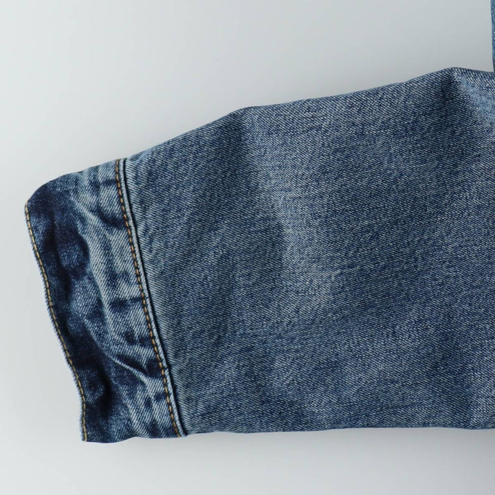 Levi's Padded Denim Jacket, Men's Size XL cotton blue type Vintage Second Hand