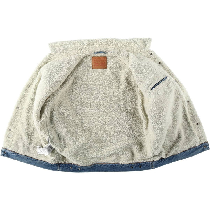 Levi's padded denim jacket, size L, men's cotton blue type Vintage Second Hand