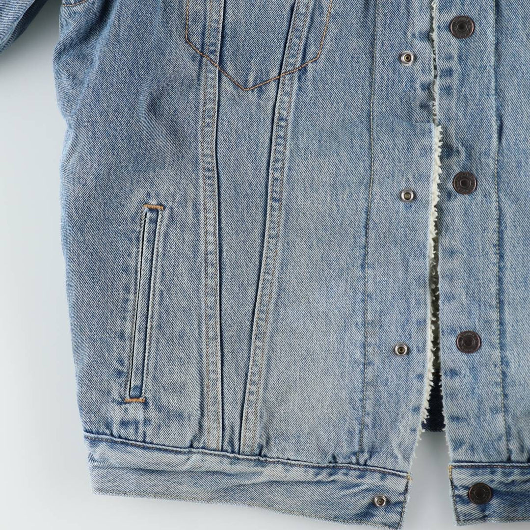 Levi's padded denim jacket, size L, men's cotton blue type Vintage Second Hand