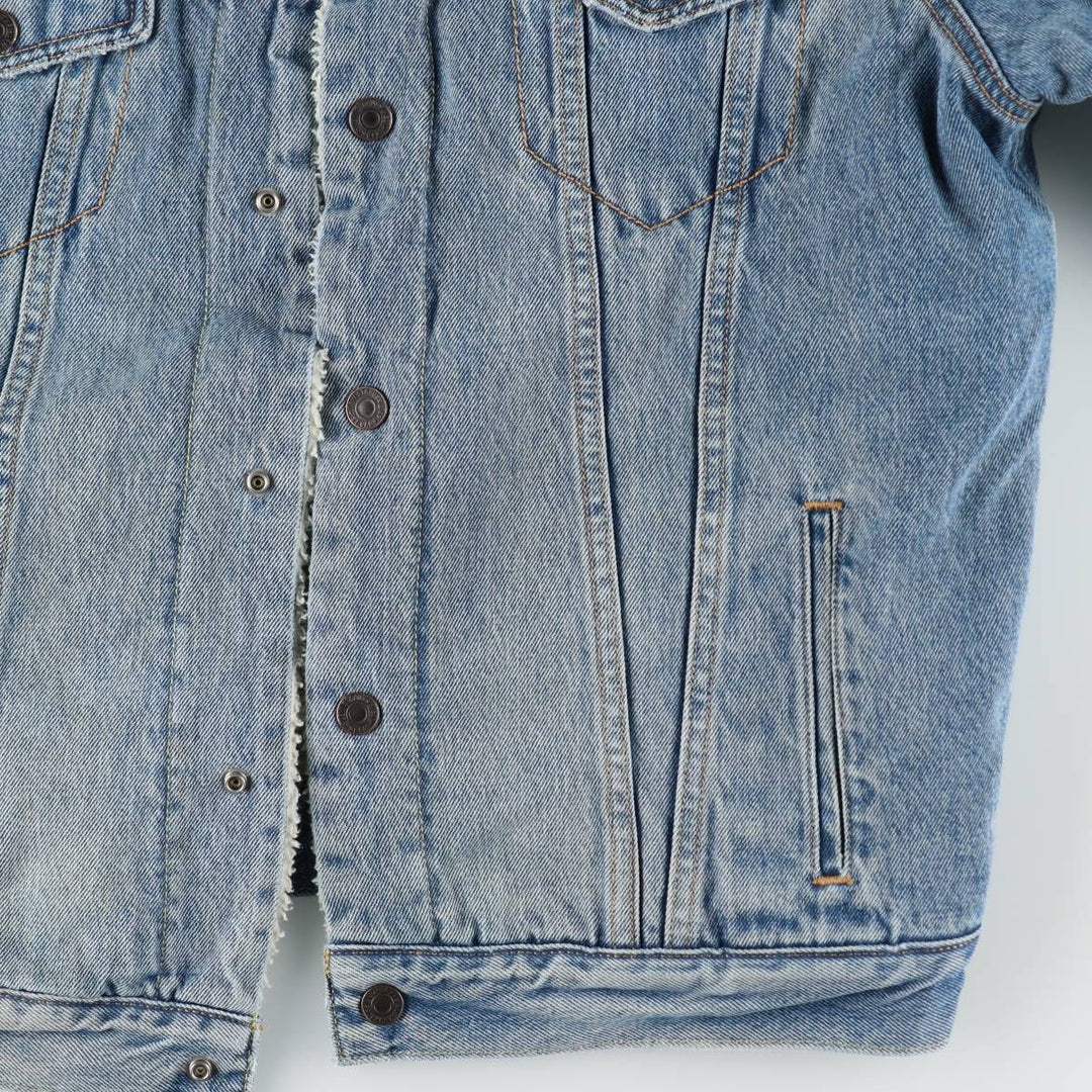 Levi's padded denim jacket, size L, men's cotton blue type Vintage Second Hand