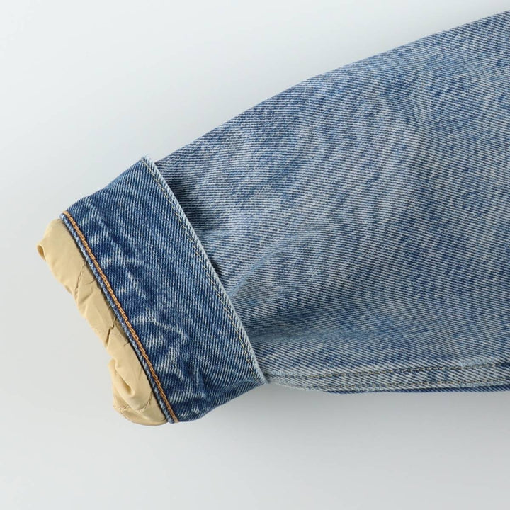 Levi's padded denim jacket, size L, men's cotton blue type Vintage Second Hand