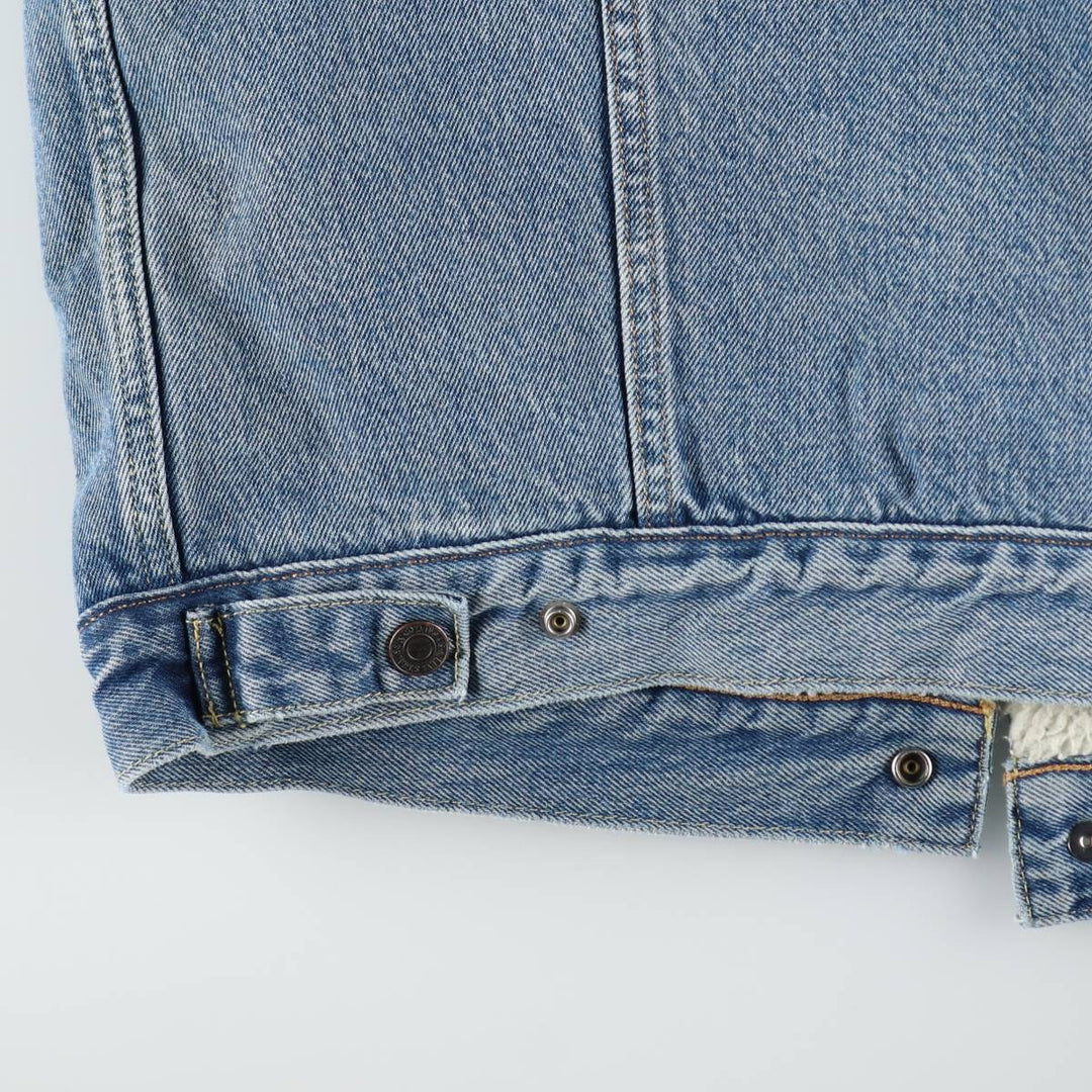 Levi's padded denim jacket, size L, men's cotton blue type Vintage Second Hand