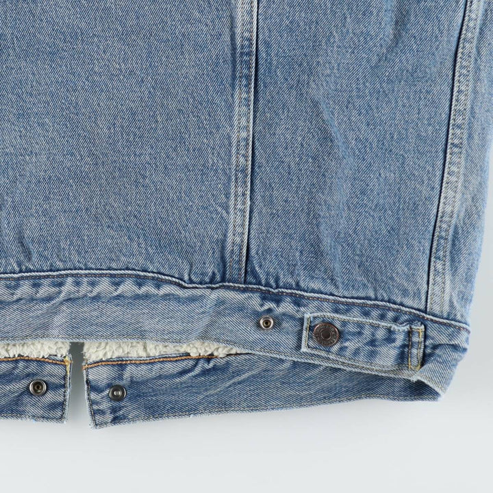 Levi's padded denim jacket, size L, men's cotton blue type Vintage Second Hand