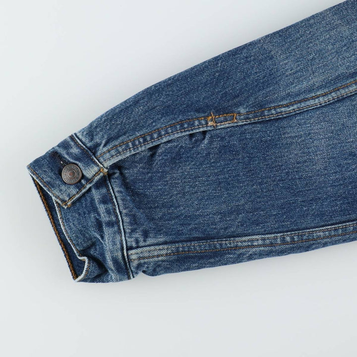 Levi's 70598 Padded Denim Boa Jacket, Men's Size L (approx.) cotton blue type Vintage Second Hand