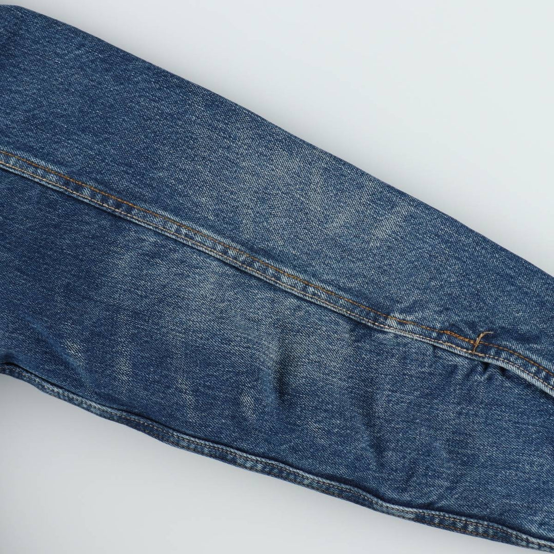 Levi's 70598 Padded Denim Boa Jacket, Men's Size L (approx.) cotton blue type Vintage Second Hand