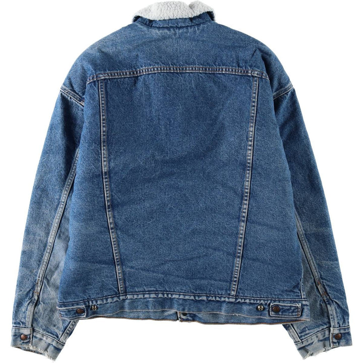 90'S Levi's Padded Denim Jacket, Men's Size XL, Vintage unclear blue type Vintage Second Hand
