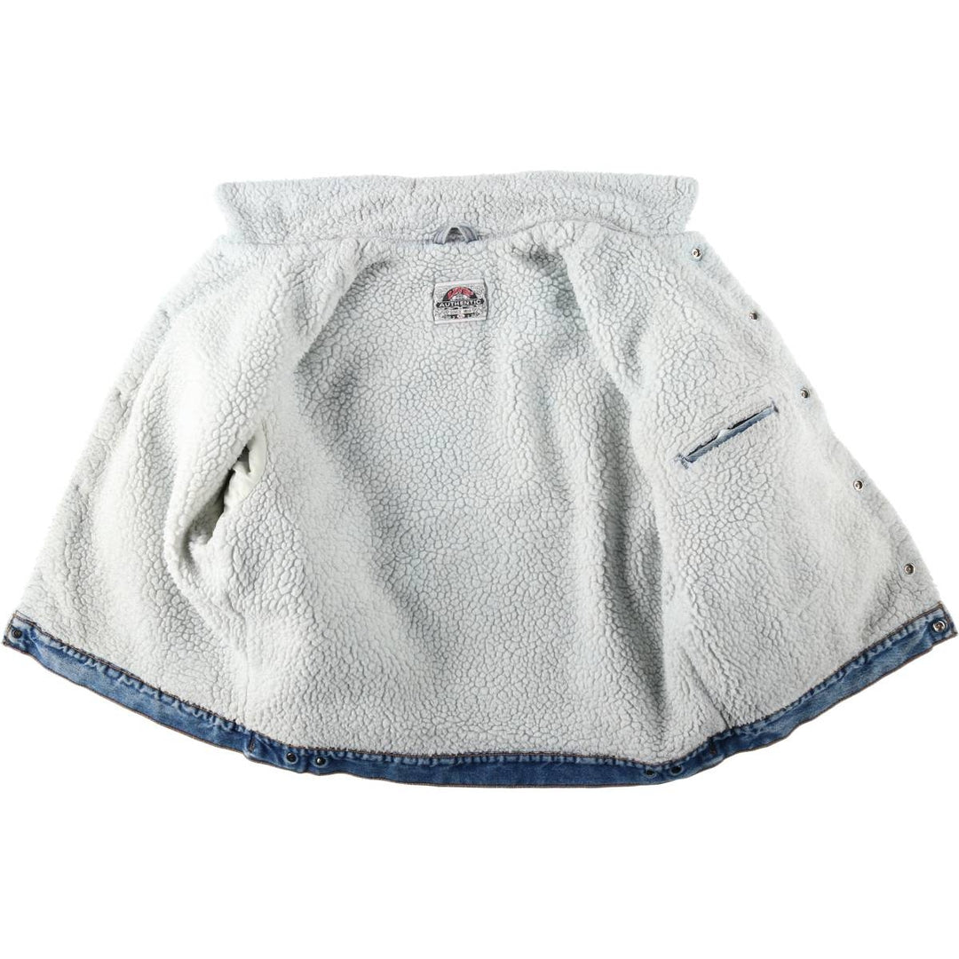 90'S Levi's Padded Denim Jacket, Men's Size XL, Vintage unclear blue type Vintage Second Hand
