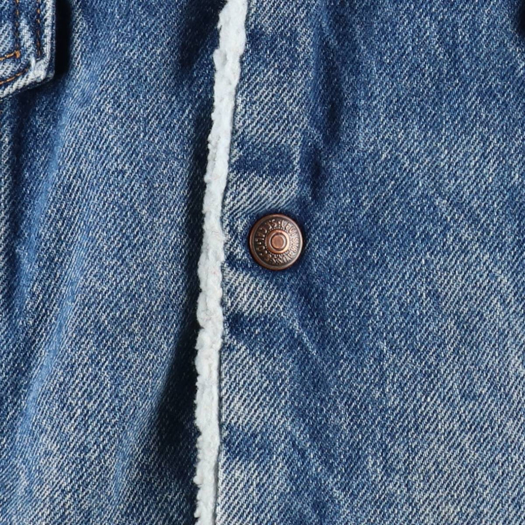 90'S Levi's Padded Denim Jacket, Men's Size XL, Vintage unclear blue type Vintage Second Hand