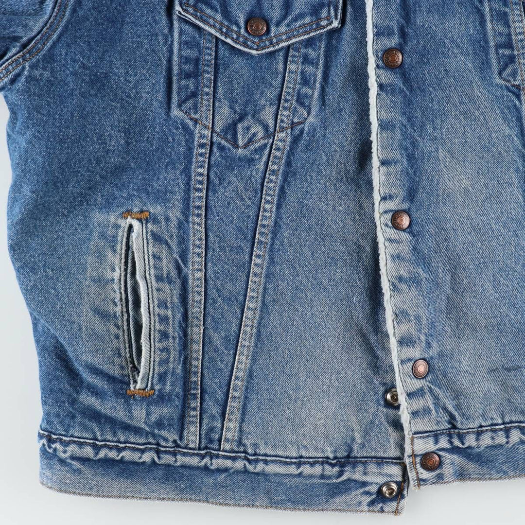 90'S Levi's Padded Denim Jacket, Men's Size XL, Vintage unclear blue type Vintage Second Hand