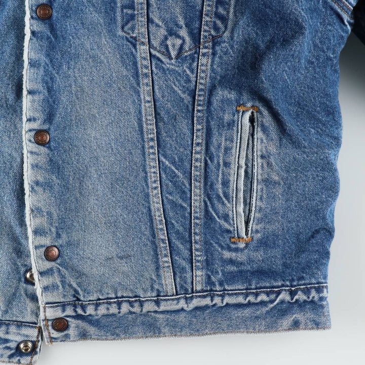 90'S Levi's Padded Denim Jacket, Men's Size XL, Vintage unclear blue type Vintage Second Hand