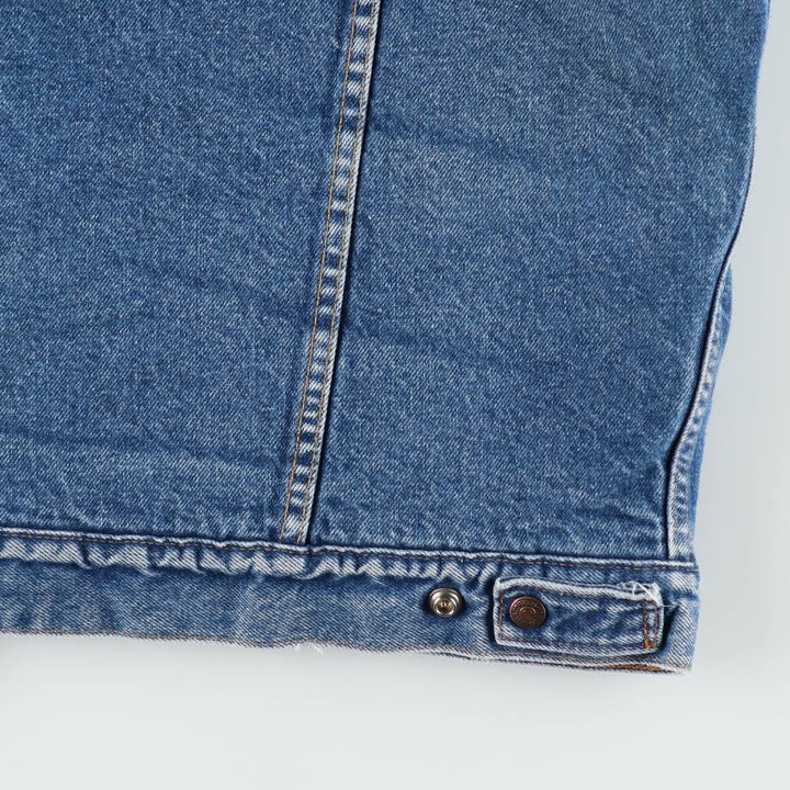 90'S Levi's Padded Denim Jacket, Men's Size XL, Vintage unclear blue type Vintage Second Hand