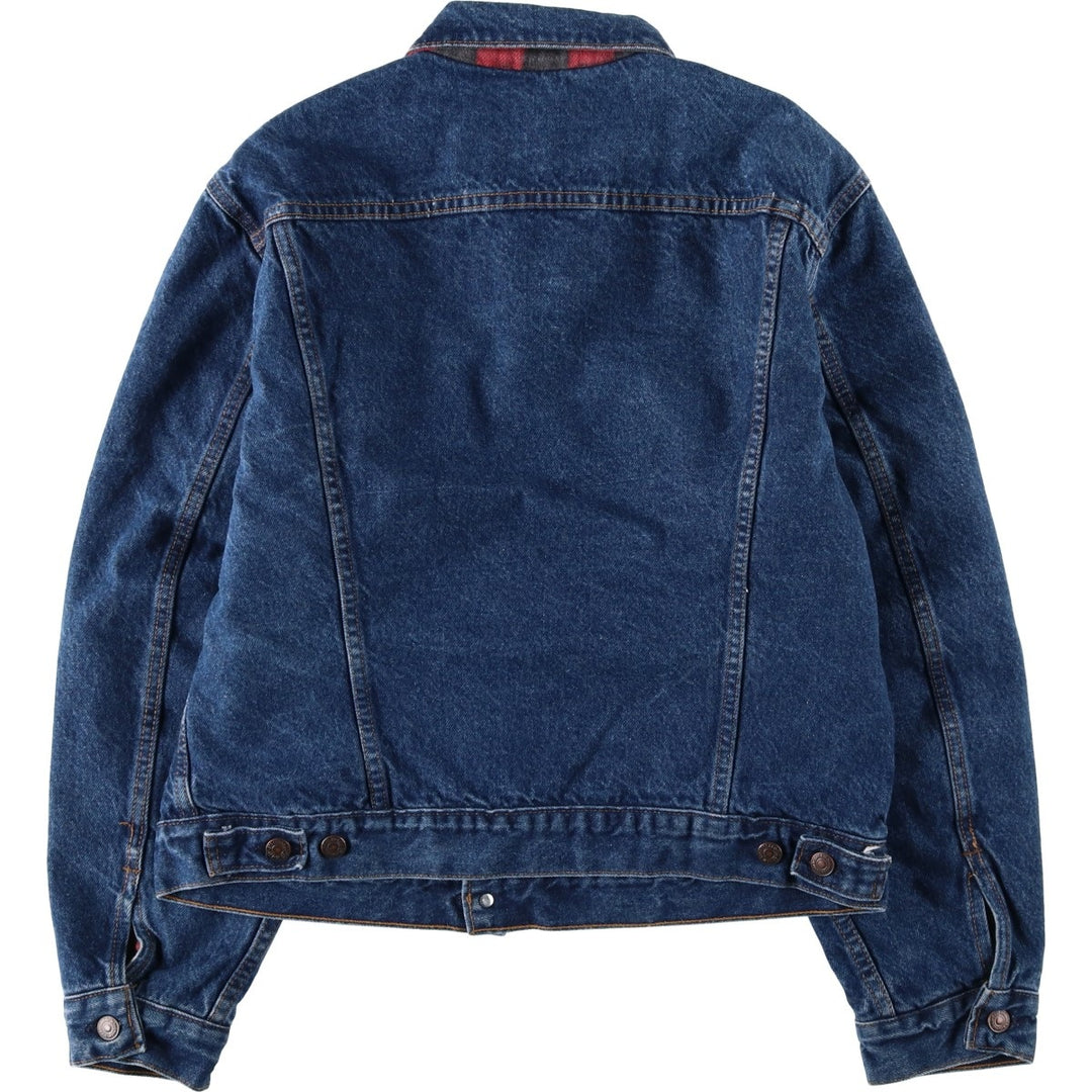 90'S Levi's 70411-0816 Denim Jacket, Made in USA, Men's Size L, Vintage cotton blue type Vintage Second Hand