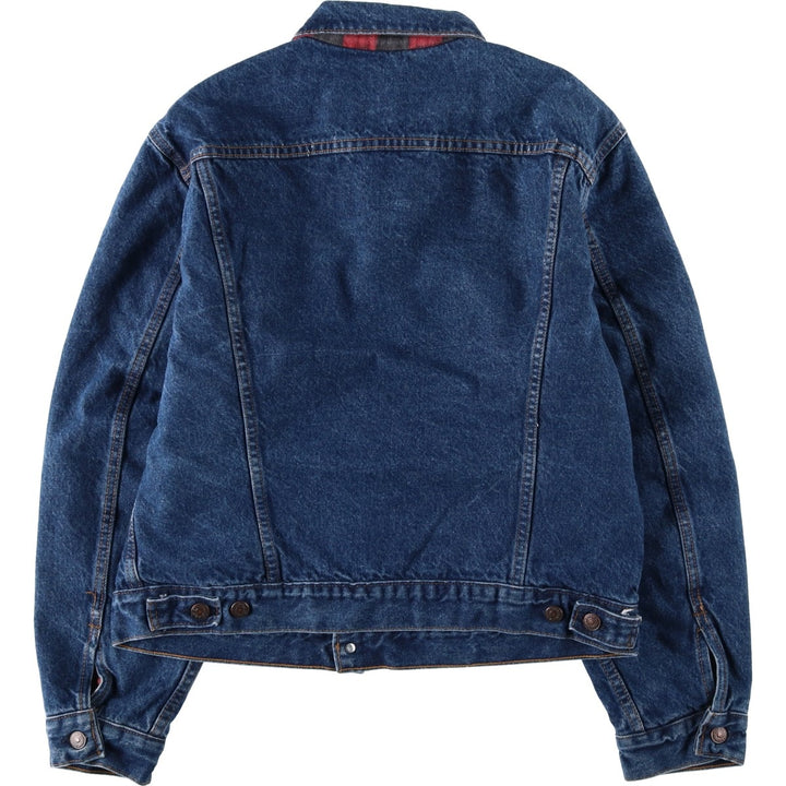 90'S Levi's 70411-0816 Denim Jacket, Made in USA, Men's Size L, Vintage cotton blue type Vintage Second Hand