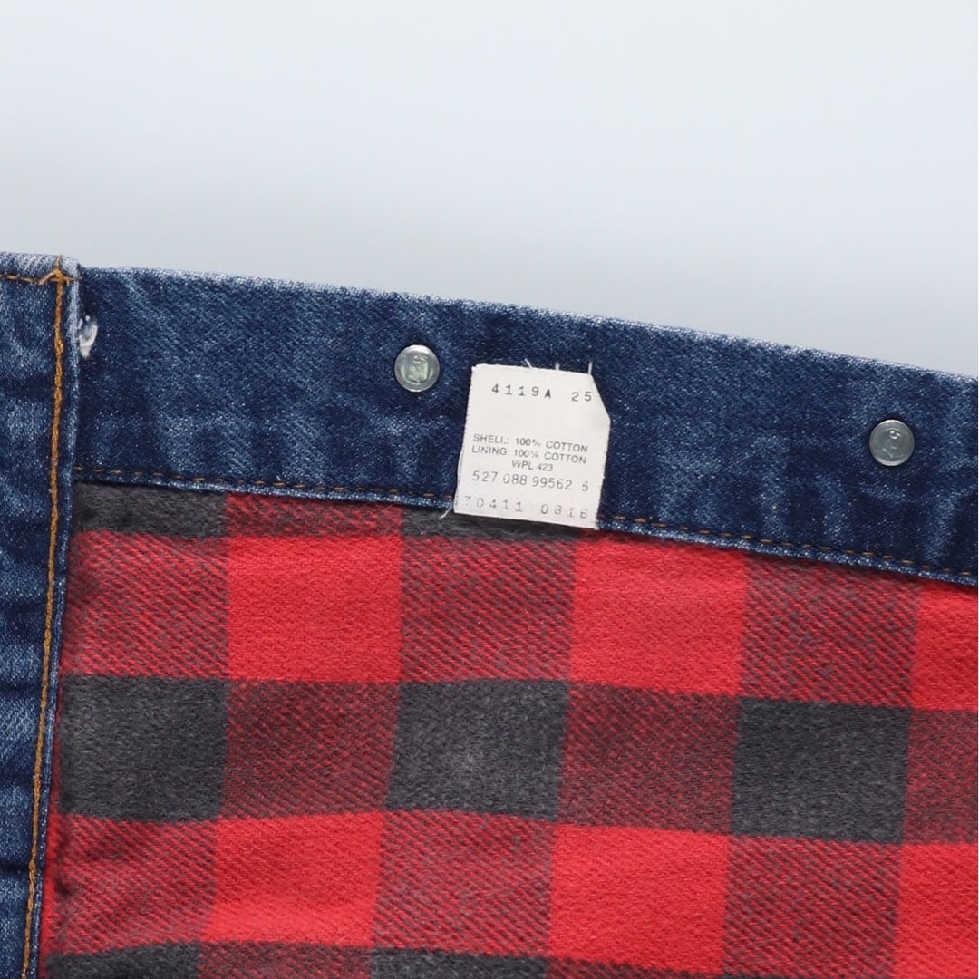 90'S Levi's 70411-0816 Denim Jacket, Made in USA, Men's Size L, Vintage cotton blue type Vintage Second Hand