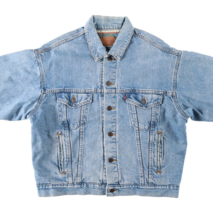 Levi's 70417-6986 Denim Jacket (Men's Size L) unclear blue type Vintage Second Hand