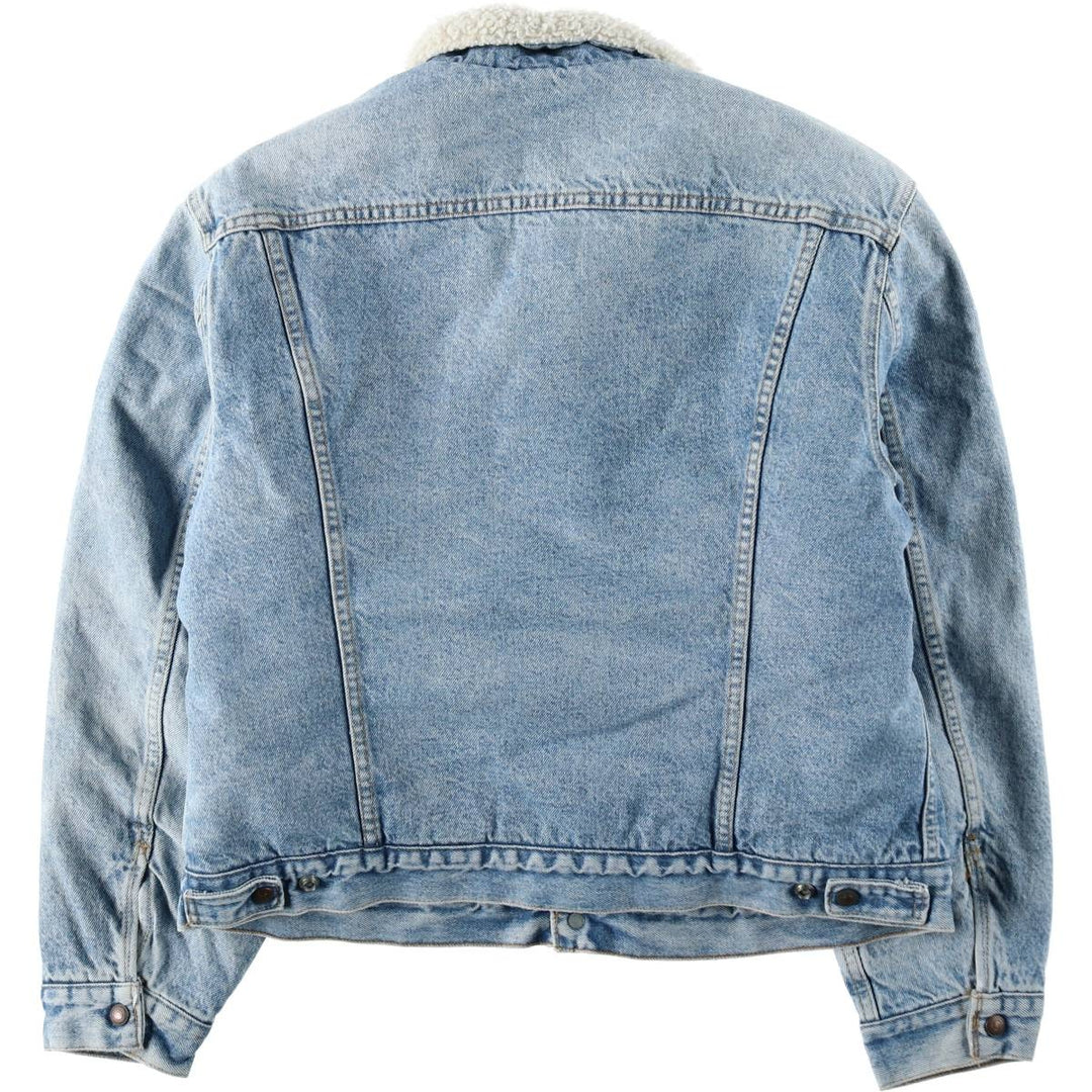 80s-90'S Levi's 70608-0216 Padded Denim Boa Jacket, Made in USA, Men's XL equivalent, Vintage cotton blue type Vintage Second Hand