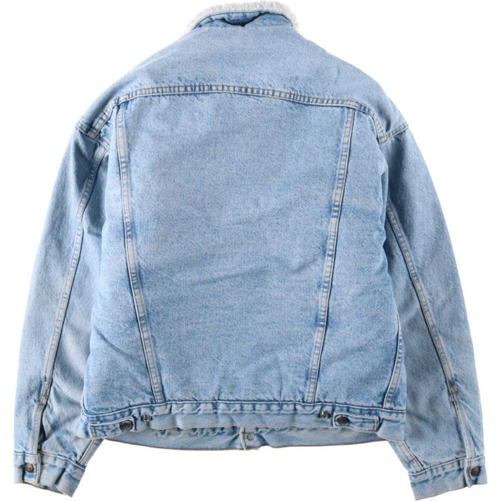 80s-90'S Levi's 70609-0214 Padded Denim Boa Jacket, Made in USA, Men's Size M (Equivalent), Vintage cotton blue type Vintage Second Hand