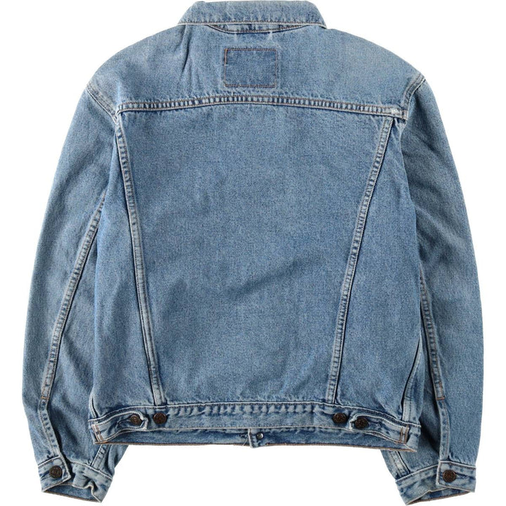 90'S Levi's 70503-0214 Denim Jacket, Men's Size Medium, Vintage cotton blue type Vintage Second Hand