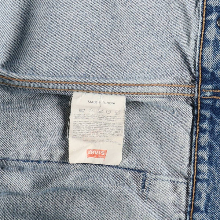 90'S Levi's 70503-0214 Denim Jacket, Men's Size Medium, Vintage cotton blue type Vintage Second Hand