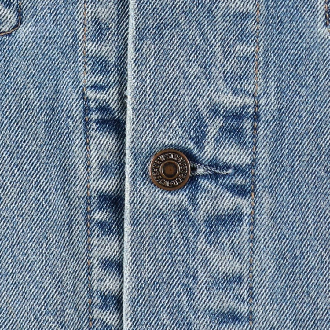 90'S Levi's 70503-0214 Denim Jacket, Men's Size Medium, Vintage cotton blue type Vintage Second Hand