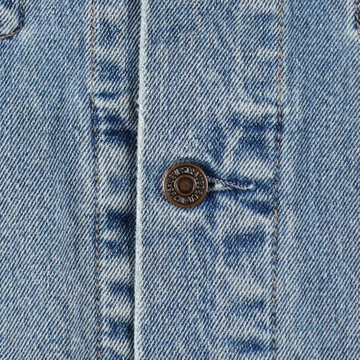 90'S Levi's 70503-0214 Denim Jacket, Men's Size Medium, Vintage cotton blue type Vintage Second Hand