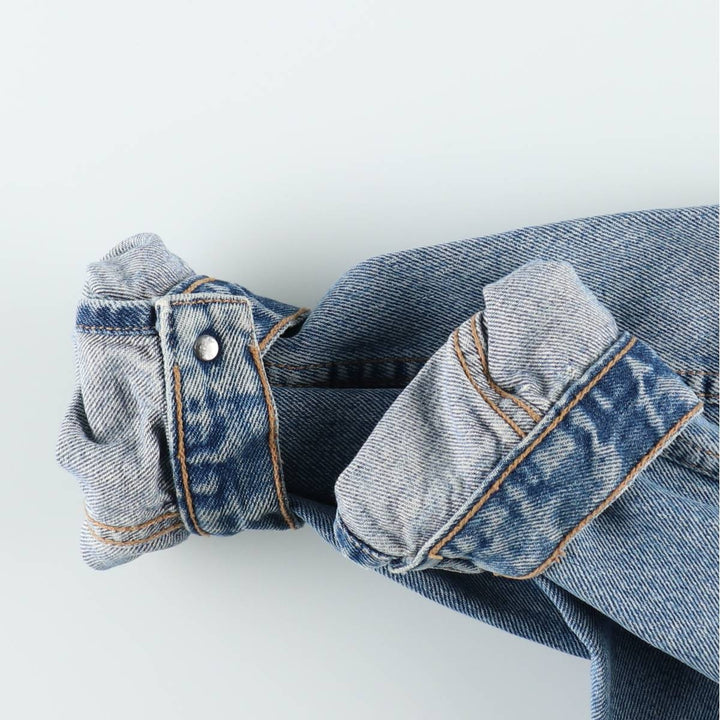 90'S Levi's 70503-0214 Denim Jacket, Men's Size Medium, Vintage cotton blue type Vintage Second Hand