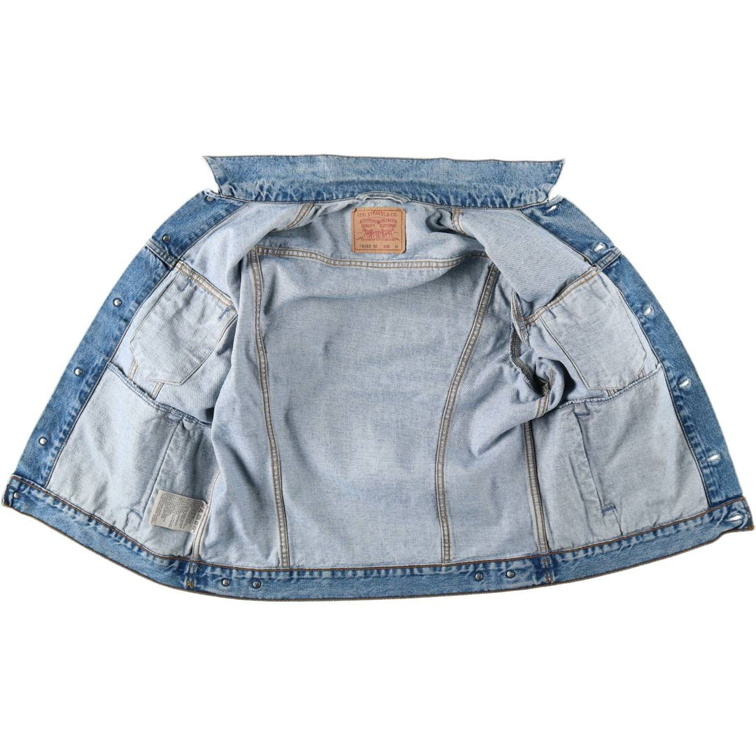 90'S Levi's 70503-0210 denim jacket, denim jacket, men's size M, vintage cotton blue type Vintage Second Hand