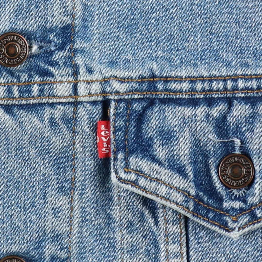 90'S Levi's 70503-0210 denim jacket, denim jacket, men's size M, vintage cotton blue type Vintage Second Hand