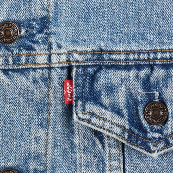 90'S Levi's 70503-0210 denim jacket, denim jacket, men's size M, vintage cotton blue type Vintage Second Hand