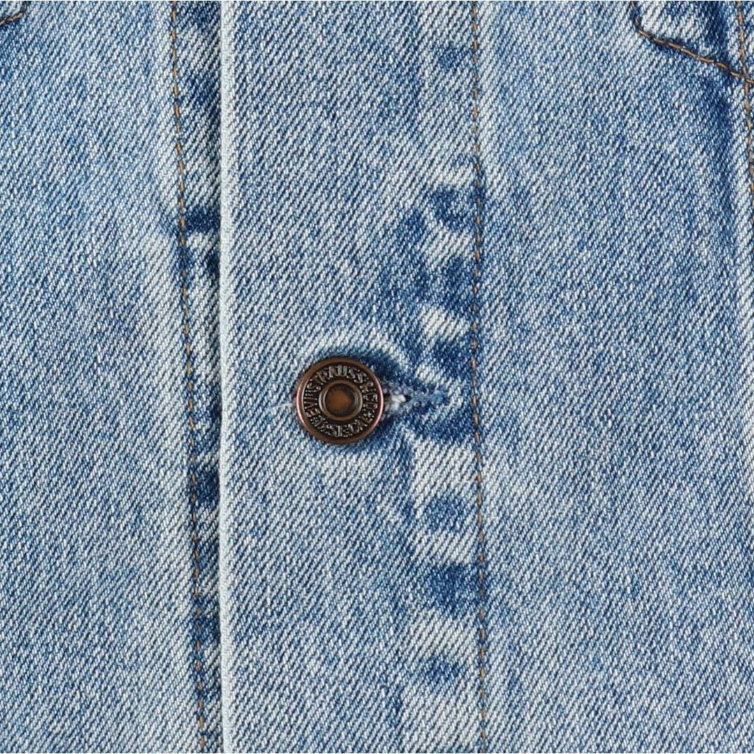 90'S Levi's 70503-0210 denim jacket, denim jacket, men's size M, vintage cotton blue type Vintage Second Hand