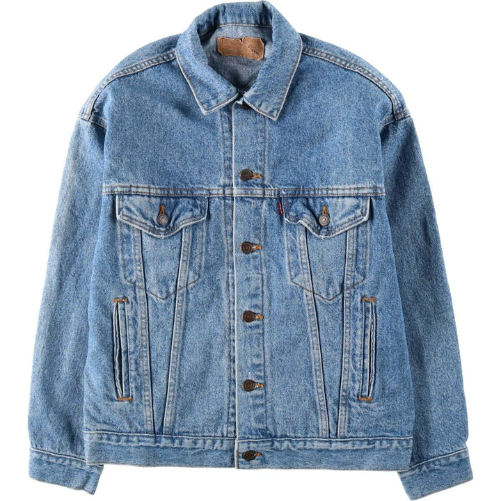1990'S Levi's 70507-4890 Hard Rock Cafe Denim Jacket, Made in USA, Men's Size S (approx.), Vintage cotton blue type Vintage Second Hand