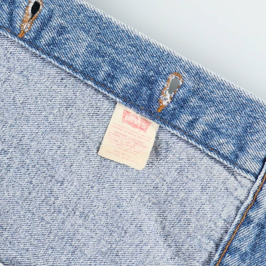 1990'S Levi's 70507-4890 Hard Rock Cafe Denim Jacket, Made in USA, Men's Size S (approx.), Vintage cotton blue type Vintage Second Hand
