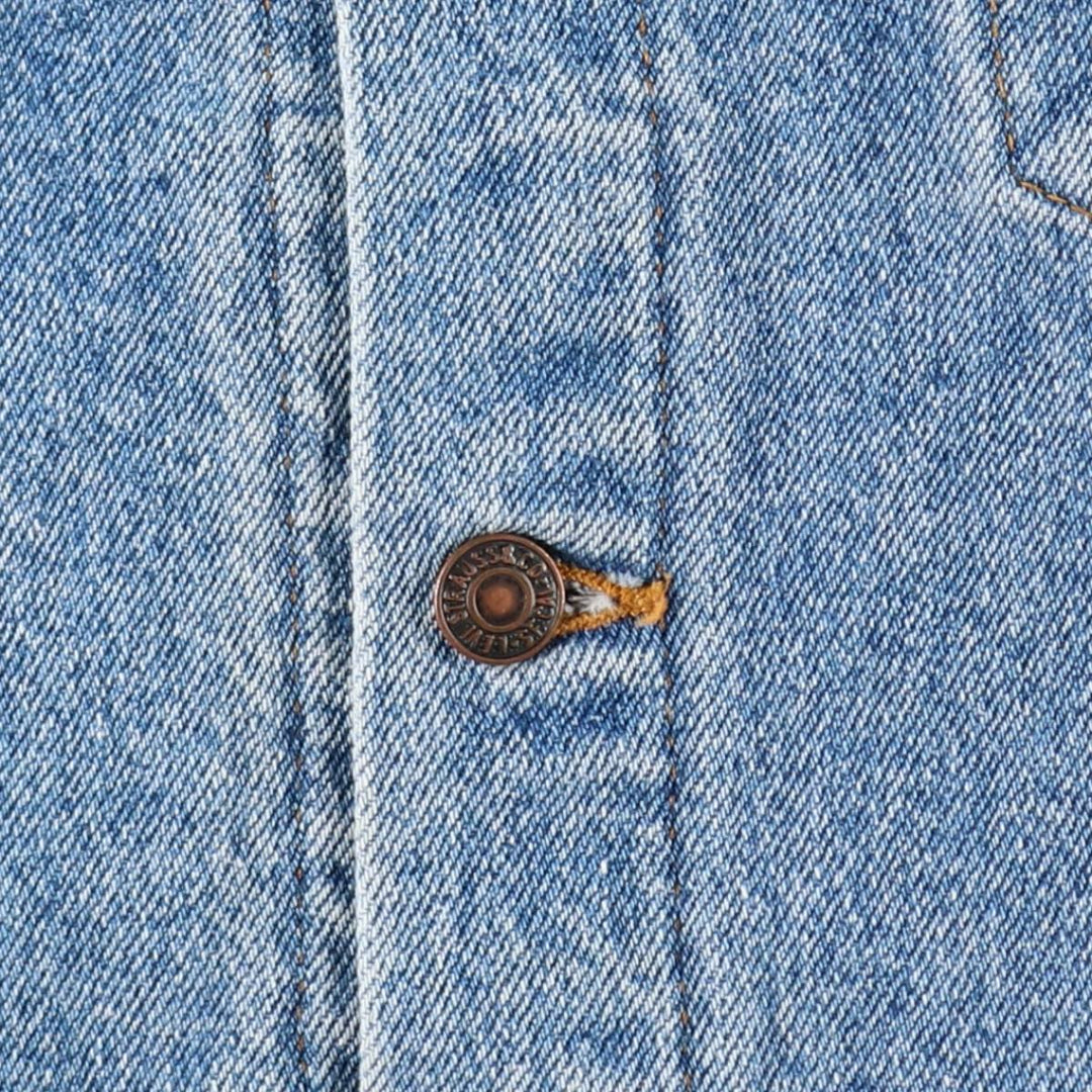 1990'S Levi's 70507-4890 Hard Rock Cafe Denim Jacket, Made in USA, Men's Size S (approx.), Vintage cotton blue type Vintage Second Hand