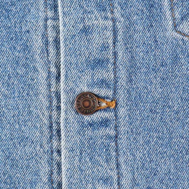 1990'S Levi's 70507-4890 Hard Rock Cafe Denim Jacket, Made in USA, Men's Size S (approx.), Vintage cotton blue type Vintage Second Hand