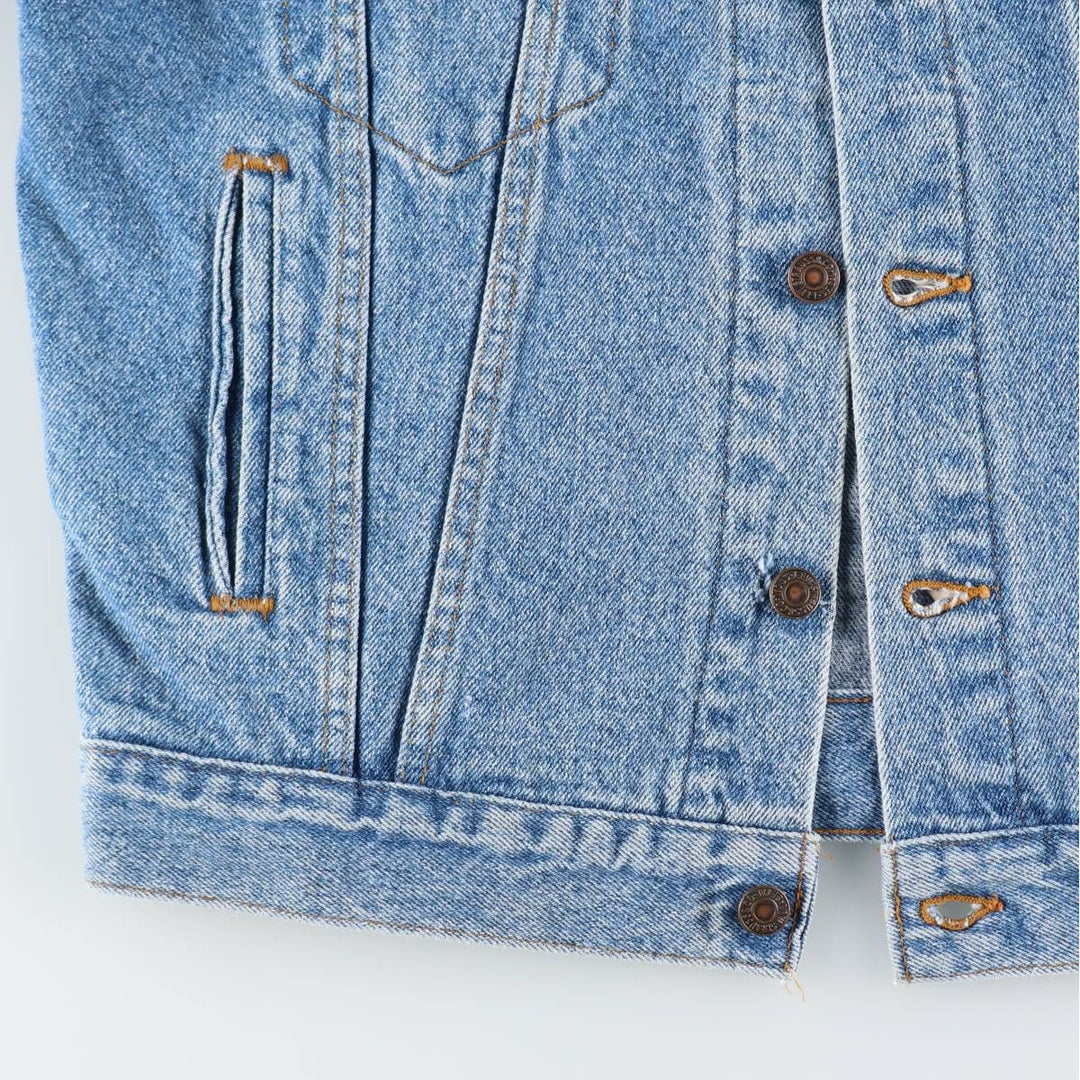 1990'S Levi's 70507-4890 Hard Rock Cafe Denim Jacket, Made in USA, Men's Size S (approx.), Vintage cotton blue type Vintage Second Hand