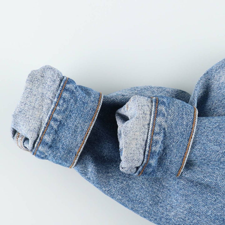 1990'S Levi's 70507-4890 Hard Rock Cafe Denim Jacket, Made in USA, Men's Size S (approx.), Vintage cotton blue type Vintage Second Hand