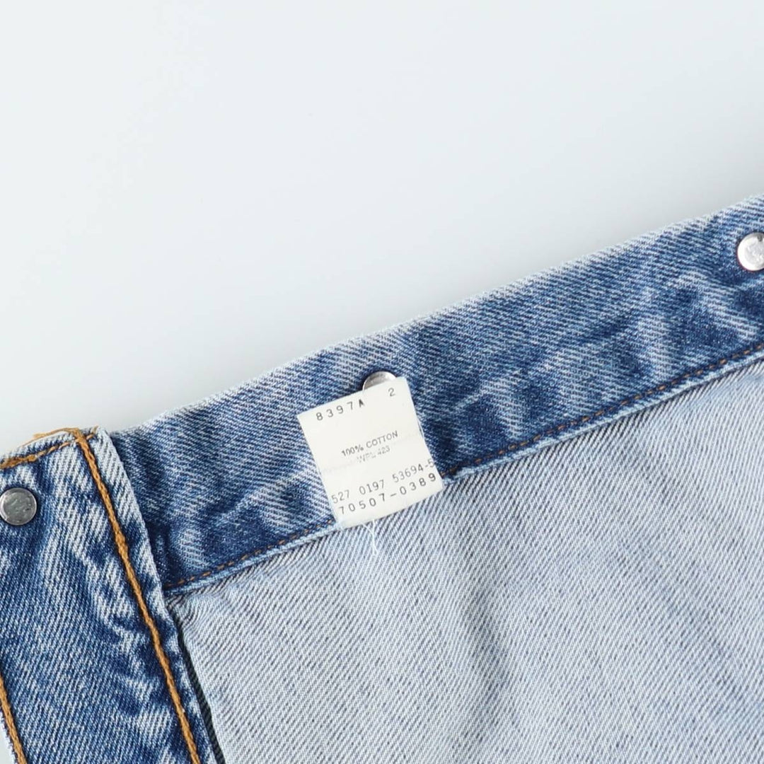 90'S Levi's 70507-0389 denim jacket, made in the USA, men's size L, vintage cotton blue type Vintage Second Hand