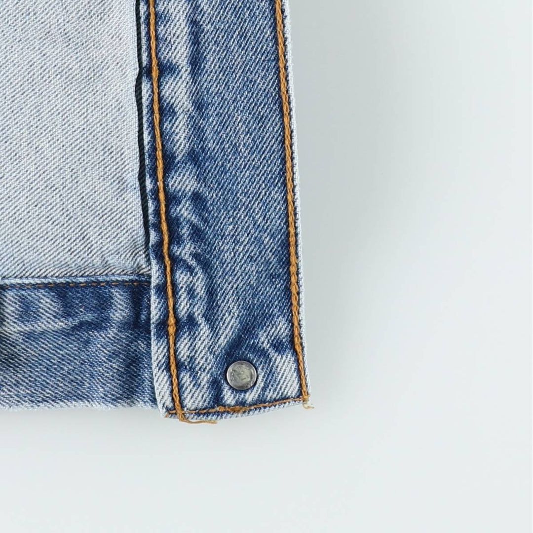 90'S Levi's 70507-0389 denim jacket, made in the USA, men's size L, vintage cotton blue type Vintage Second Hand