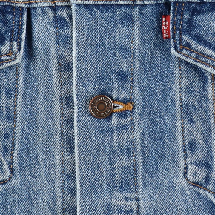 90'S Levi's 70507-0389 denim jacket, made in the USA, men's size L, vintage cotton blue type Vintage Second Hand